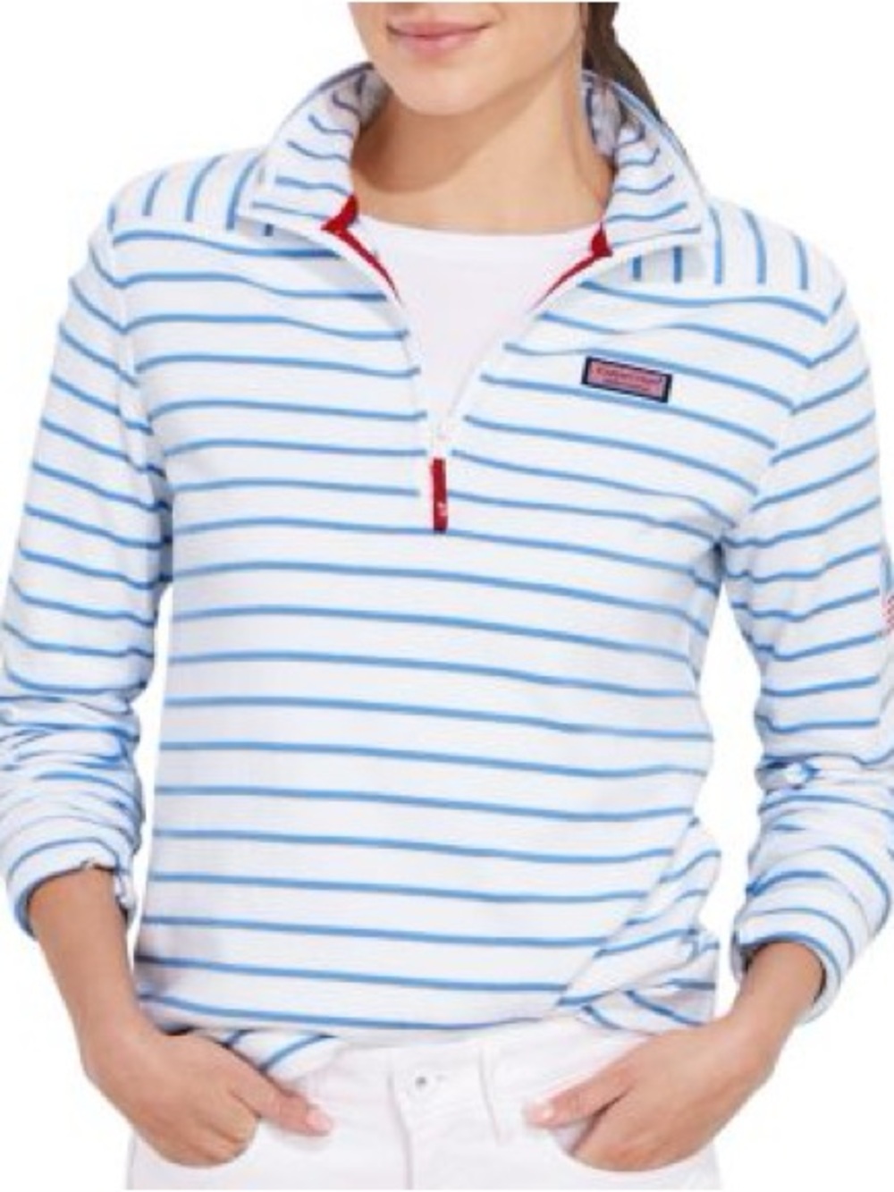 Vineyard Vines Americana Long Sleeve Polo